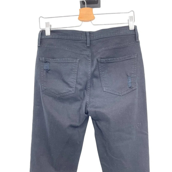 Agolde Sophie Skinny Jeans High Rise Distressed Moonstruck Wash Black Size 28 - Picture 8 of 12